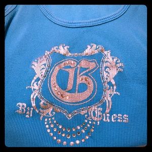 Guess rhinestone tank